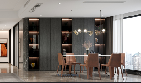 中环丰锦 150㎡现代轻奢,品质生活与设计的完美融合-34