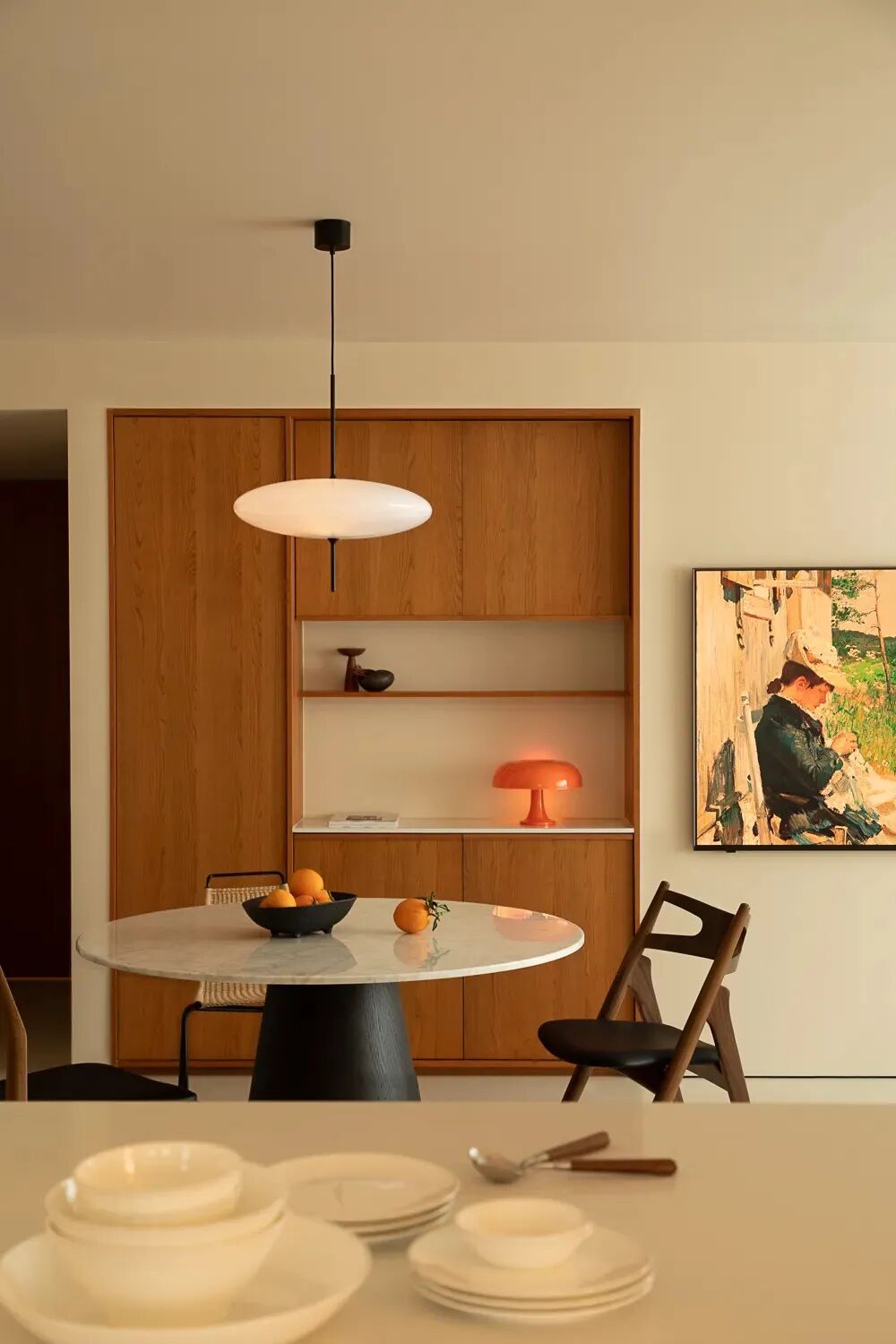 135㎡木色暖调松弛家私宅设计丨中国重庆丨苑邸设计-57