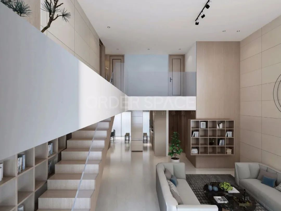 袁霄打造广州金碧华府 280㎡顶层复式 | 现代简约家居,互动式生活空间-13