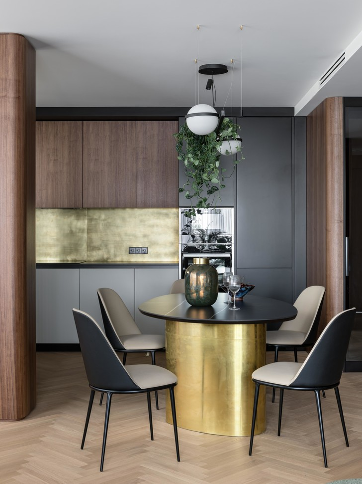 95㎡现代原木风公寓丨俄罗斯丨Veronika 和 Ales Fomenko 设计师-12