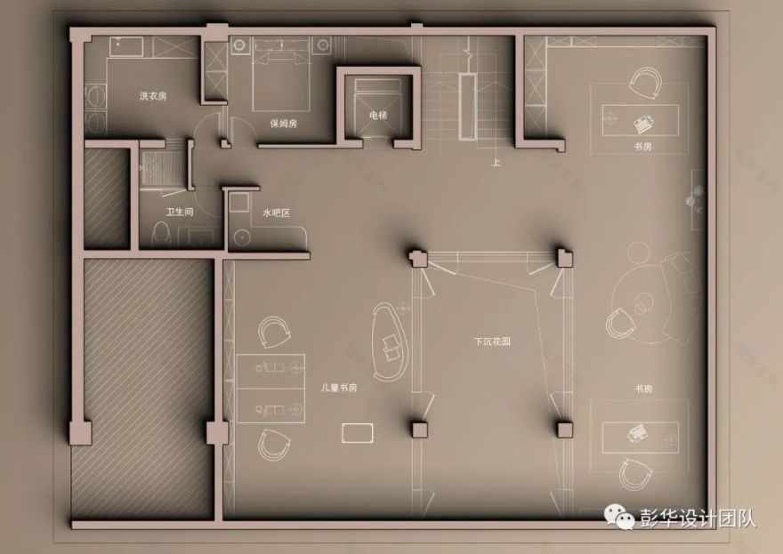 金科九曲河 · 现代极简独栋别墅设计丨彭华设计团队-31