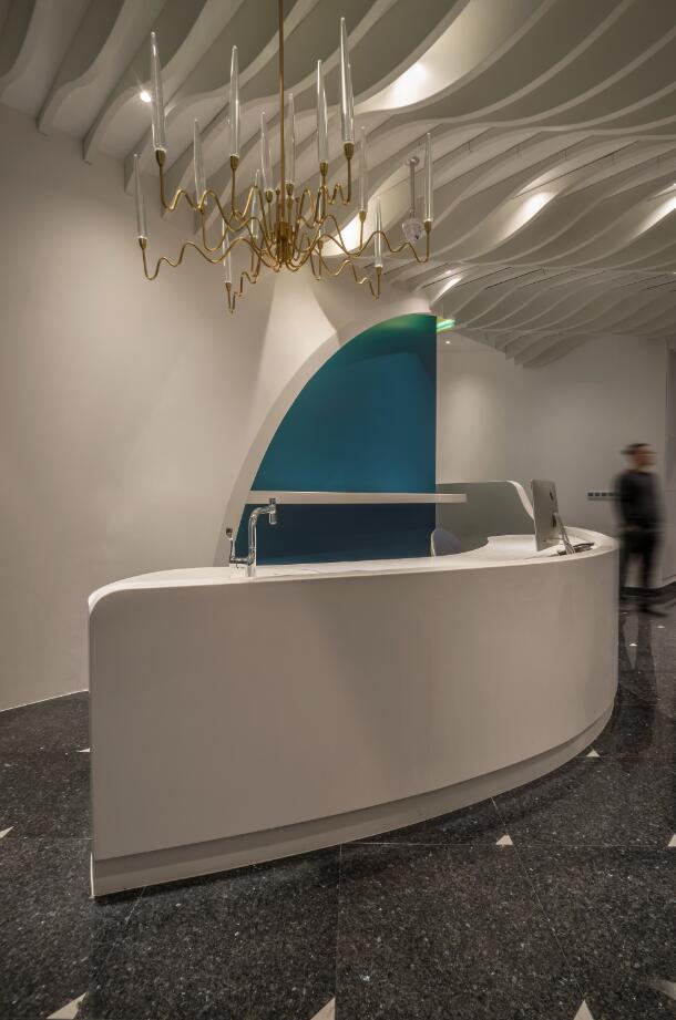 南京河西进出口贸易公司办公室设计 | 扬帆远航的海之韵-7