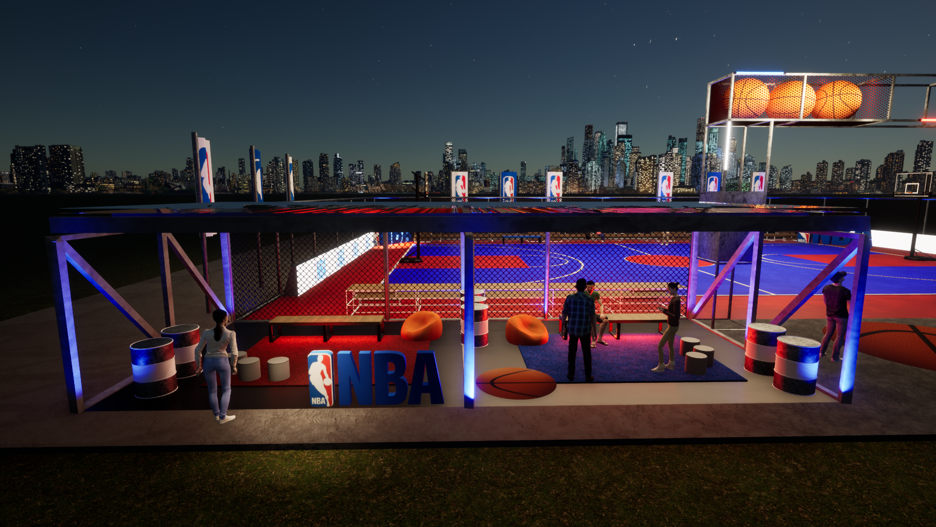 Cenografia de Evento da NBA-8