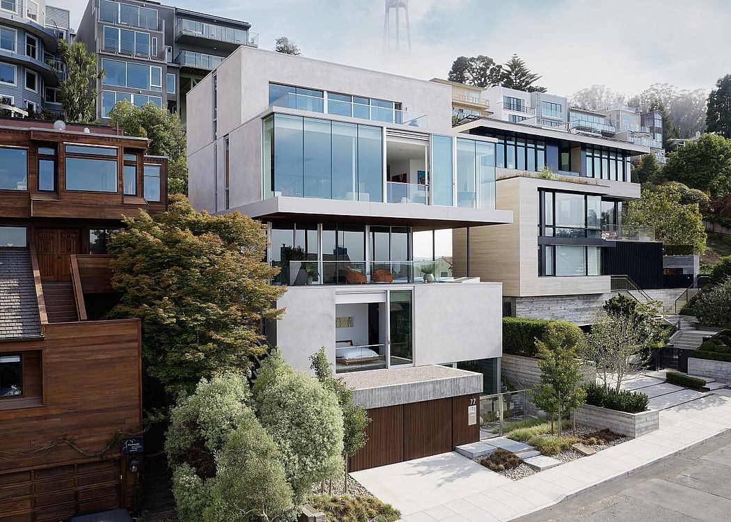 旧金山 Cole Valley Residence丨美国丨Jensen Architects-8