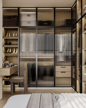 Master bedroom suite