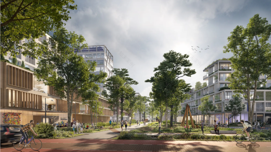 耐克欧洲总部园区丨荷兰丨VenhoevenCS 建筑与城市规划事务所-9