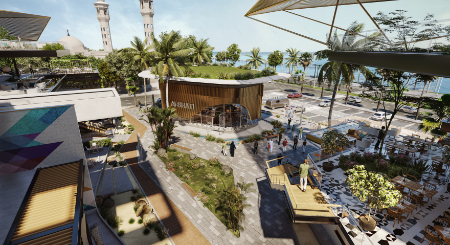 AlShati strip mall -Archdaily Competition-7