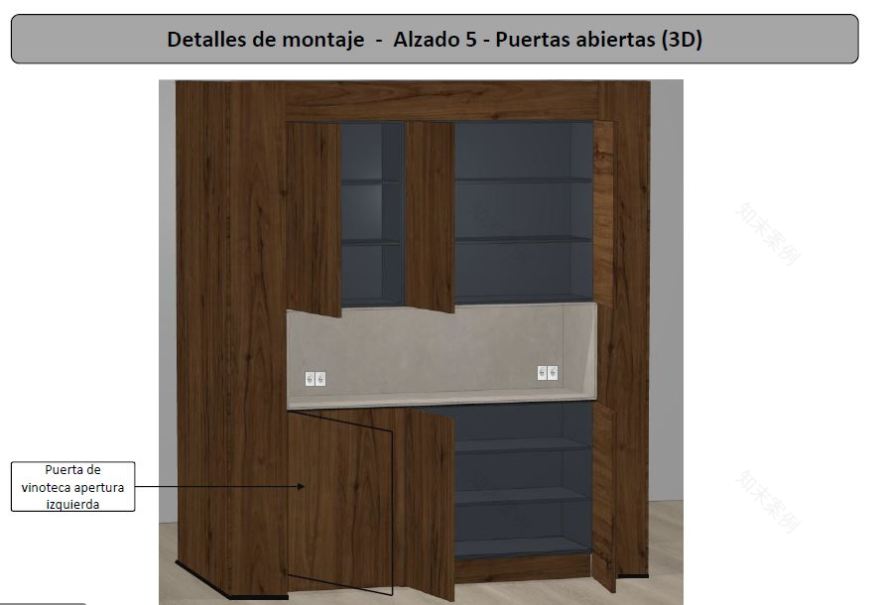 Cocina y salón integrados (50 m2) en Chalet de Aravaca-47