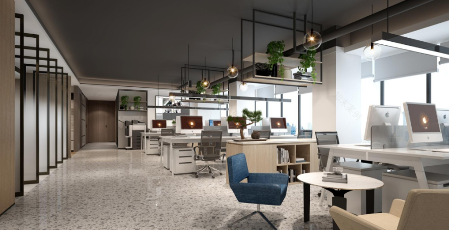 知境物业办公室设计 | 现代简约,自然实用-4