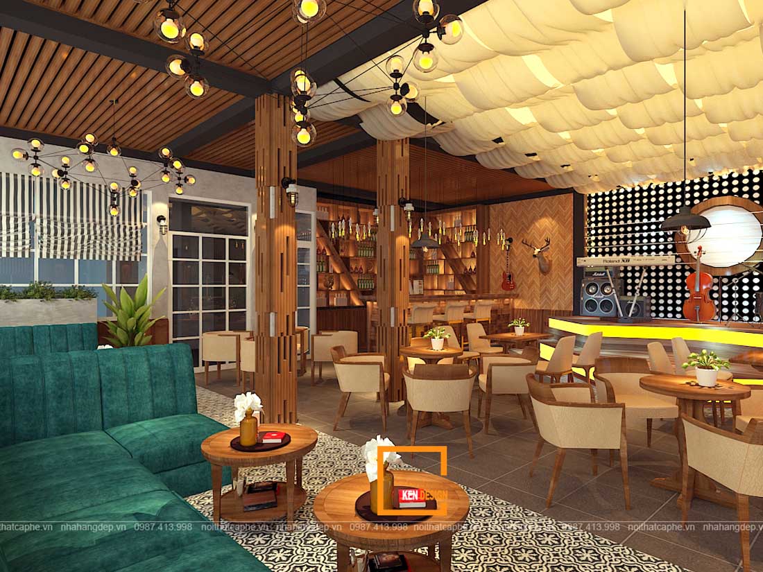 Sơn Tây 阮先生茶室卡拉 OK 设计项目丨越南河内丨Kendesign-23