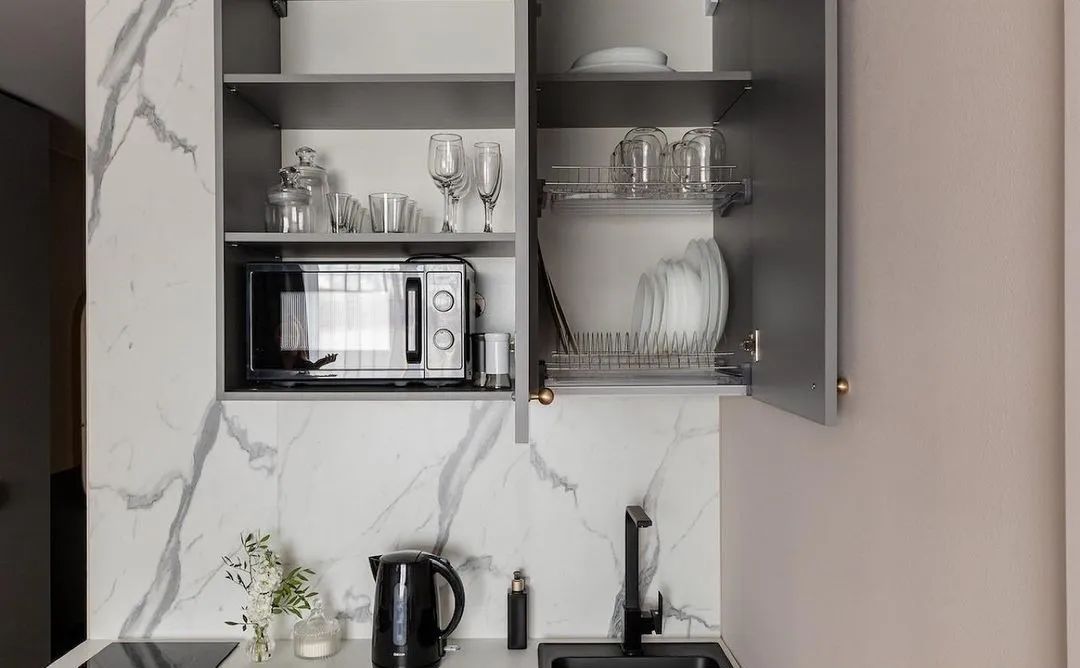 20㎡一字型公寓设计丨Ekaterina Shein-16