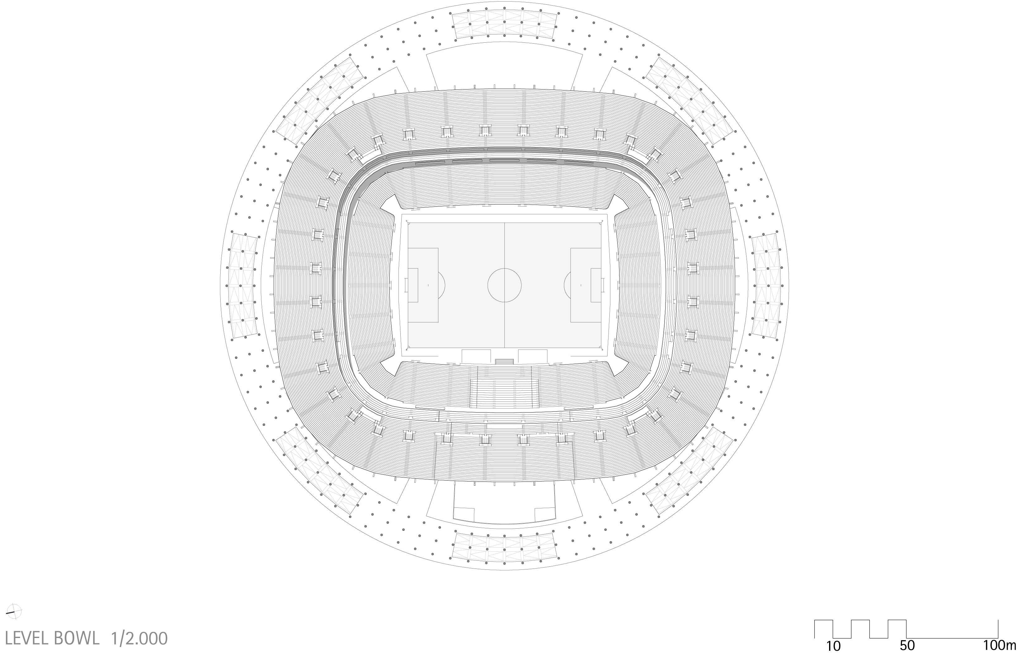 gmp Architekten丨体育馆丨EstádioNacionalManéGarrincha-14