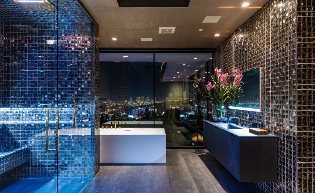 洛杉矶亿元豪宅，精致细节展现高级黑奢华风-52