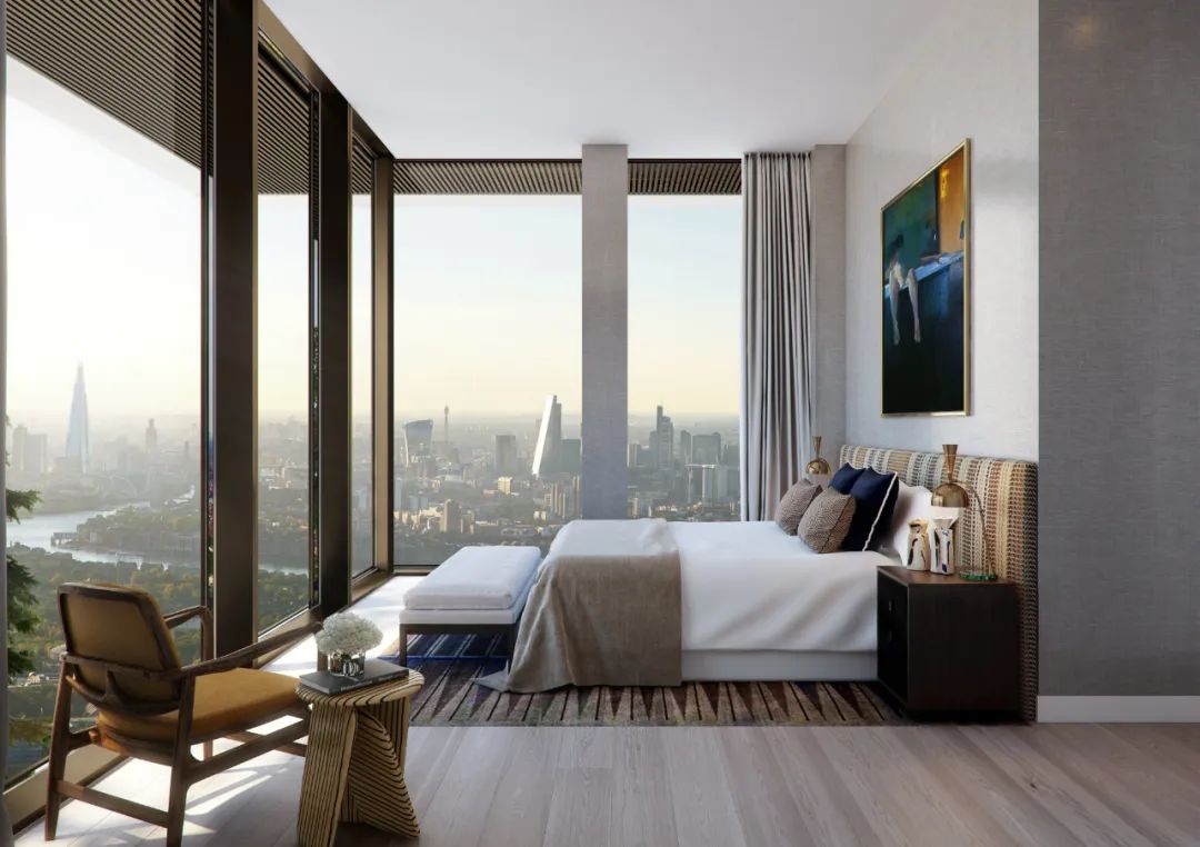 伦敦顶级花园豪宅 Wardian | 几何大胆线条与翠绿自然的完美融合-45