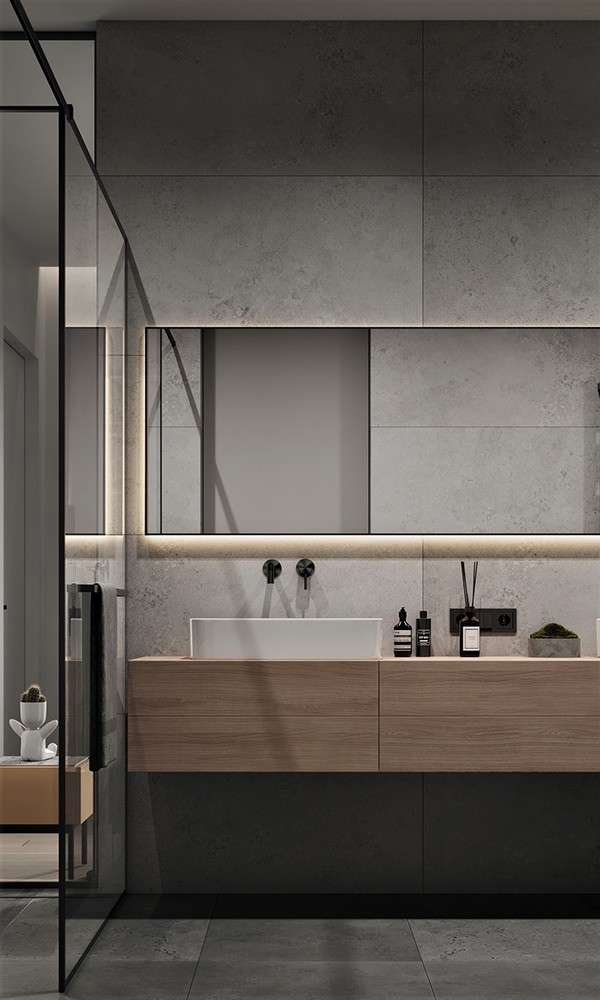 高级灰色系公寓设计-13