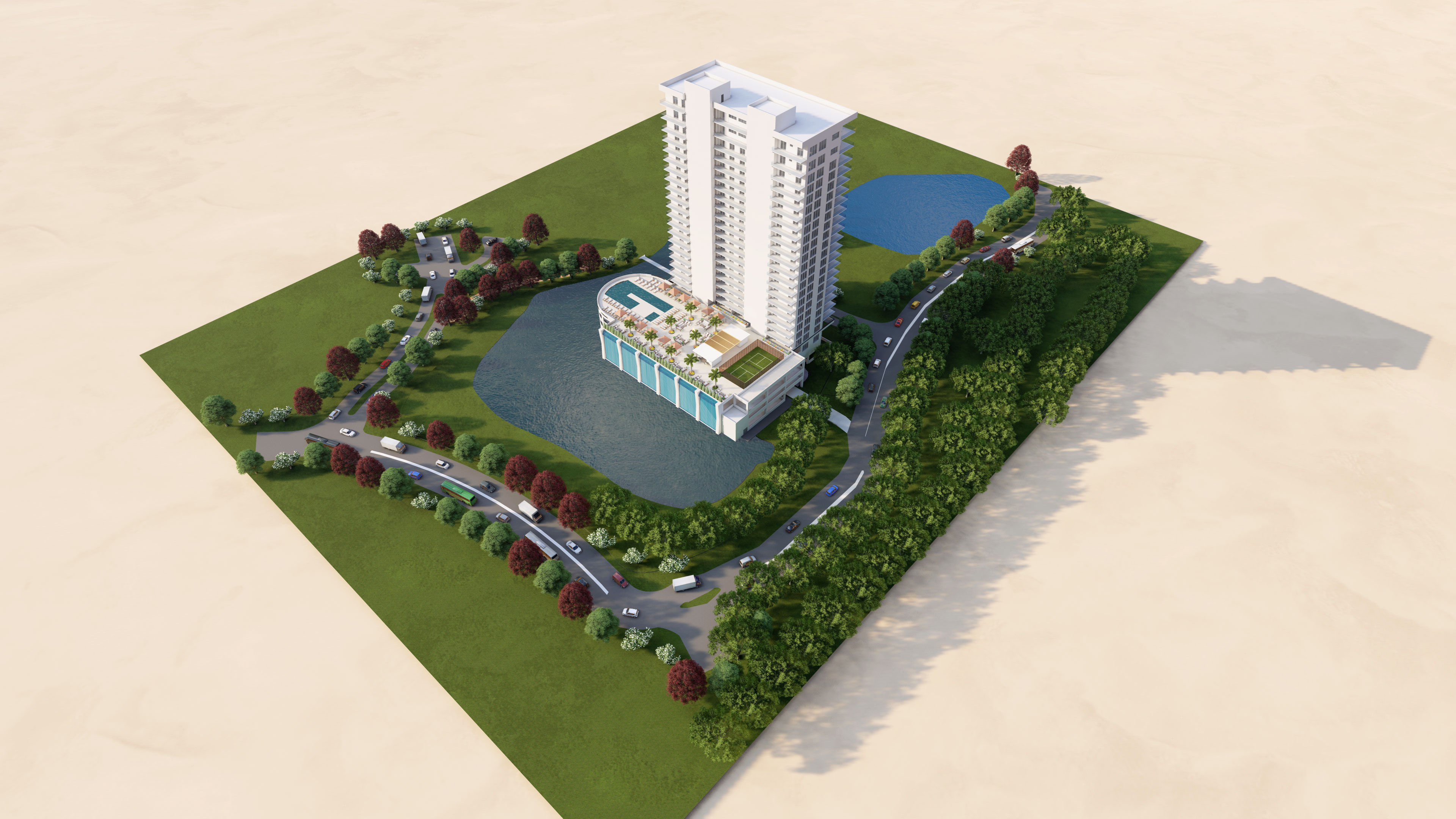 高层带平台的建筑-5