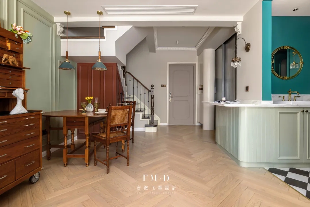 原野牧歌 · 合肥建发雍龙府复古法式设计丨中国合肥丨安徽飞墨设计-40