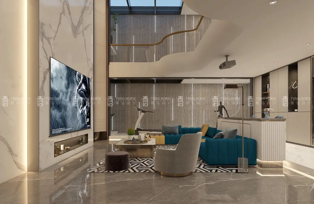 新城玺樾骊府下叠户型设计丨青马别墅设计-47