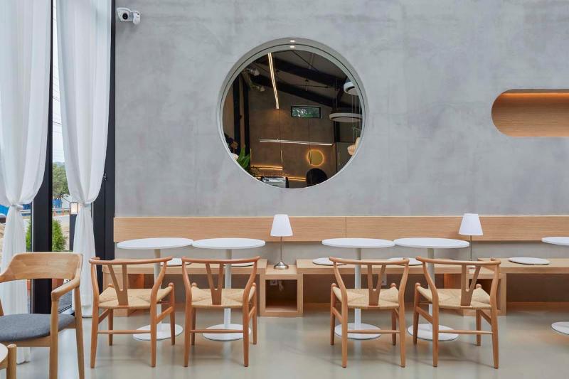 光点勾勒的 30 平米现代简约咖啡厅-10