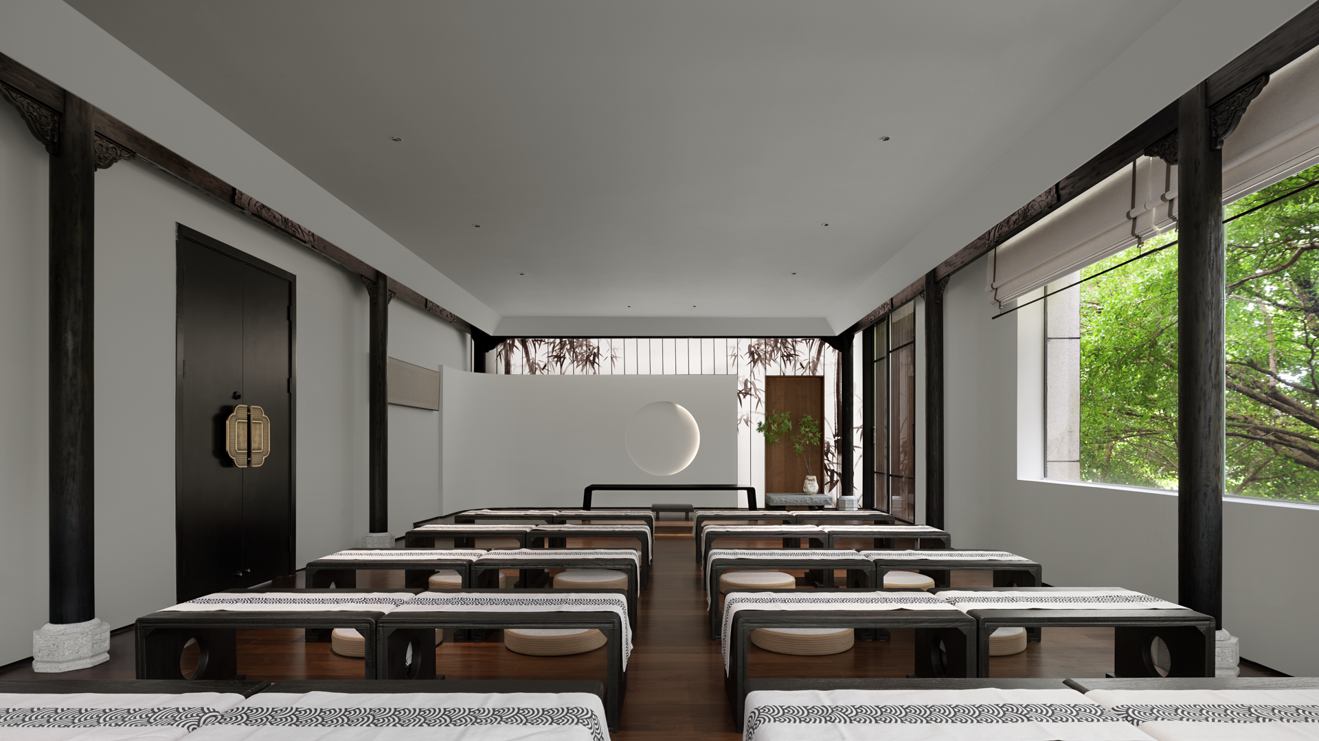 宁静深沉的东方美学私人国学会所丨吾疆设计-38