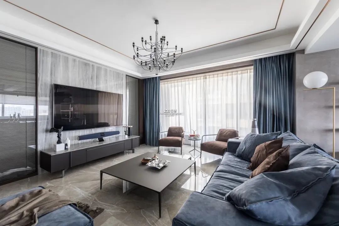 ZB design | 同事115平超有质感的轻奢风，效果好到没朋友！-91