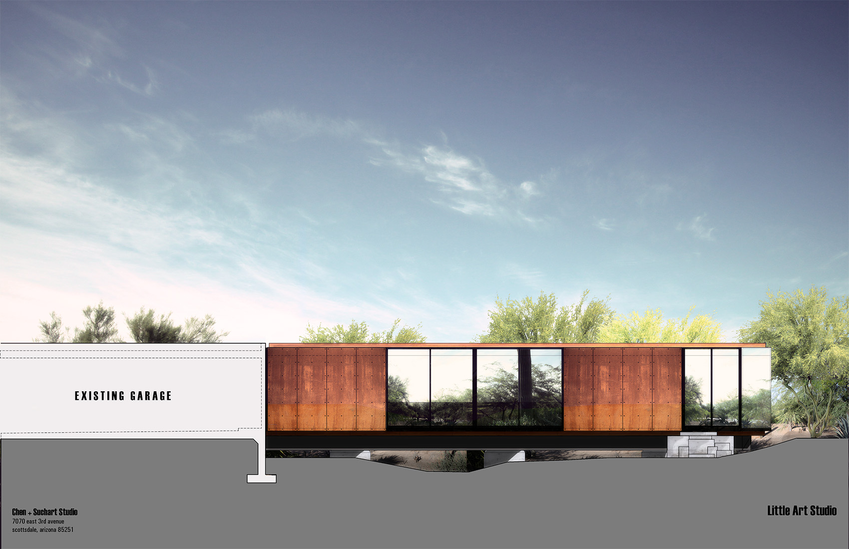 “沙漠”里的小画室，美国亚利桑那州 / Chen + Suchart Studio, LLC-55