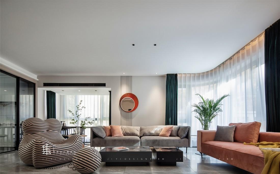 集壹设计事务所-习伟亮丨平层丨绿野清风-0