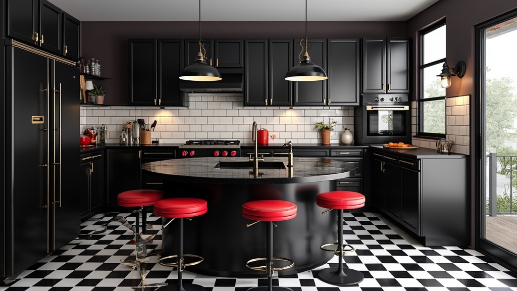 16种全黑厨房设计方案-24