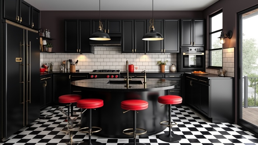 16种全黑厨房设计方案-24