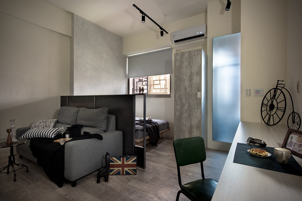 女性单身工业宅  寓子设计-6