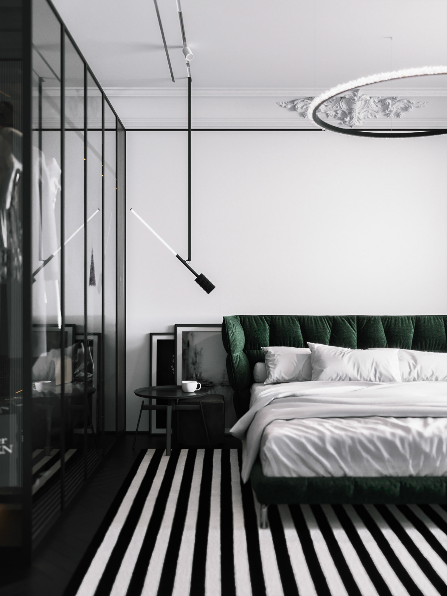 136平 欧式元素 点缀的现代空间-31