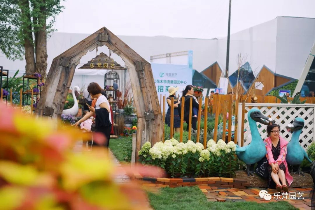 乐梵园艺打造成都花木博览会快闪花园,惊艳全场-59