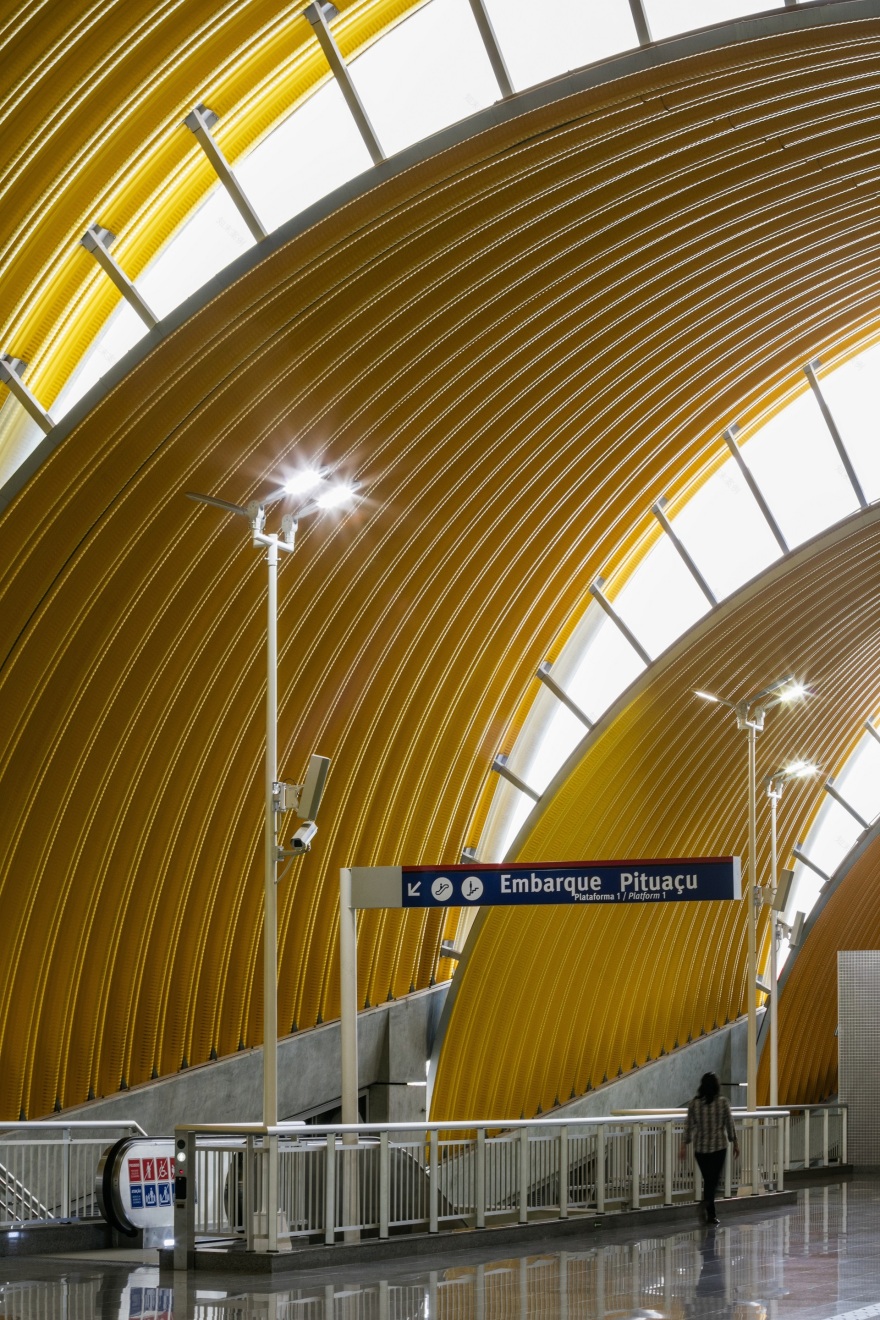 巴西萨尔瓦多地铁二号线 | 融合自然与文化的现代交通枢纽-19