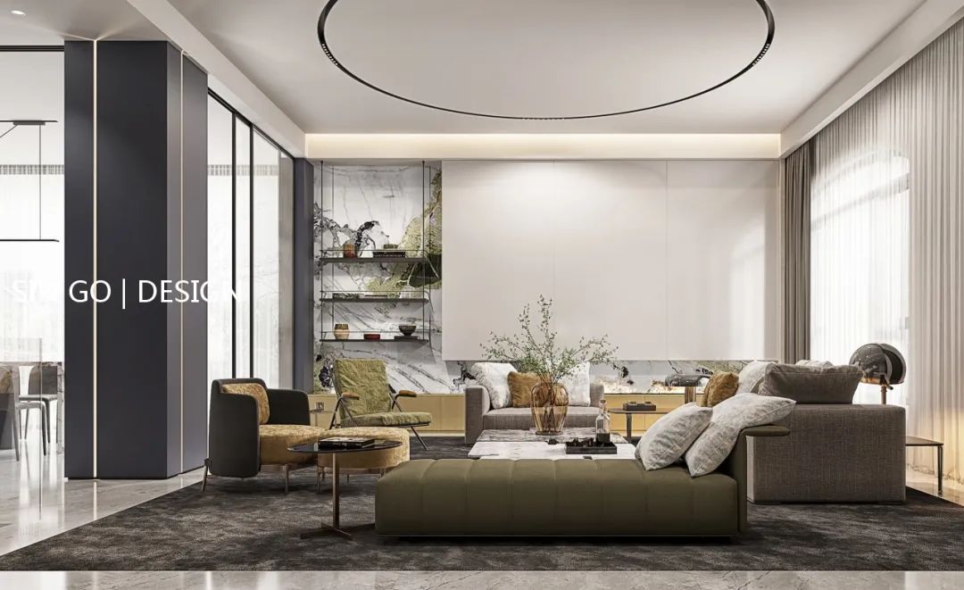 上海•圣安德鲁斯庄园 500㎡现代简约别墅设计-30