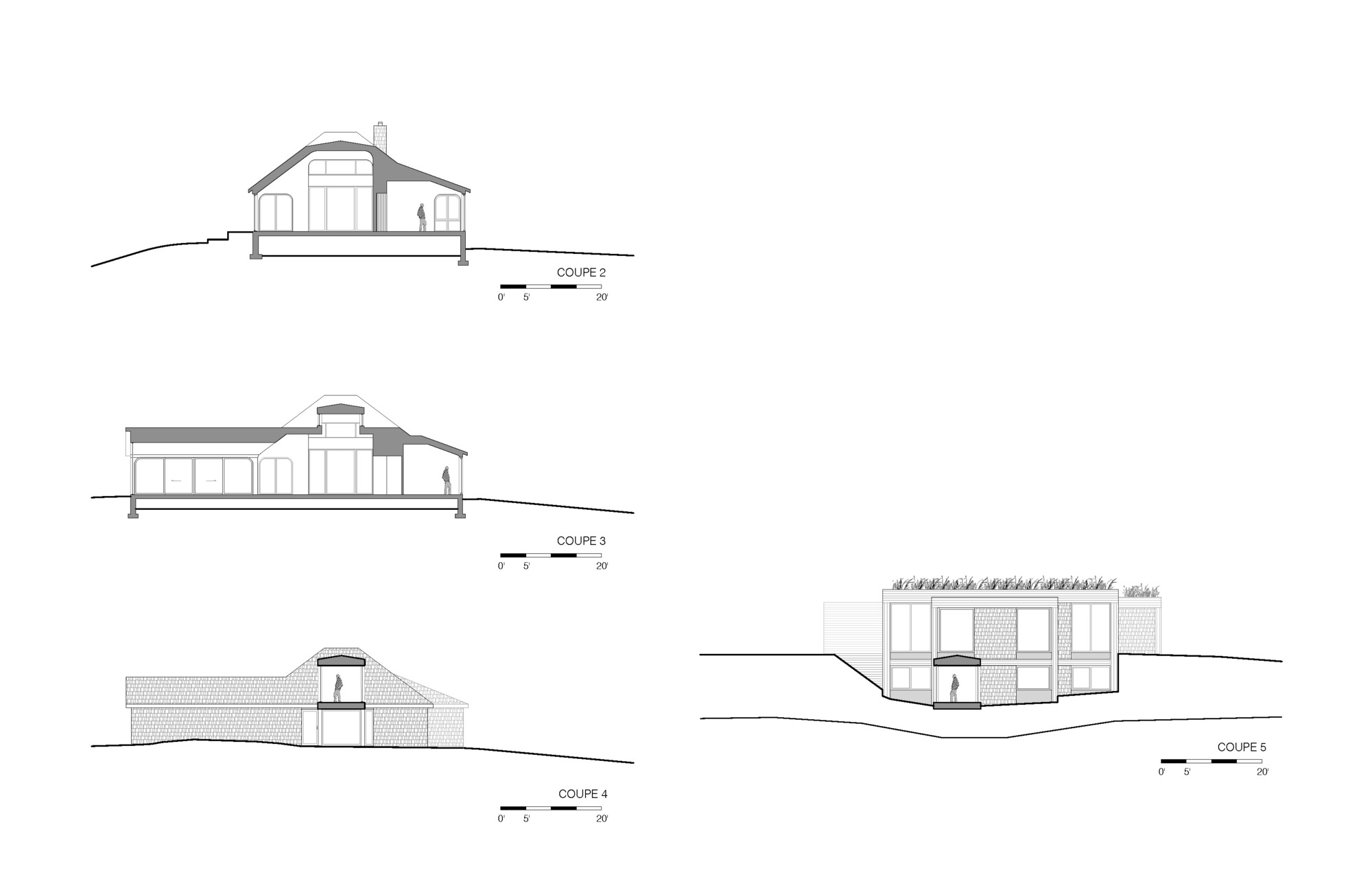 角屋；尖点之屋（注：Pointe在不同语境可能有角、尖端等意思，这里Maison de la Pointe直译为角之屋或尖端之屋，角屋表述相对简洁顺口，尖点之屋更体现原意，可根据具体背景选择） 丨加拿大丨YH2 Architecture-56