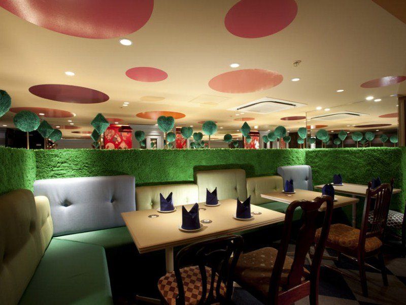 Тематические рестораны Алиса в стране чудес - 40 фото интерьеров-33