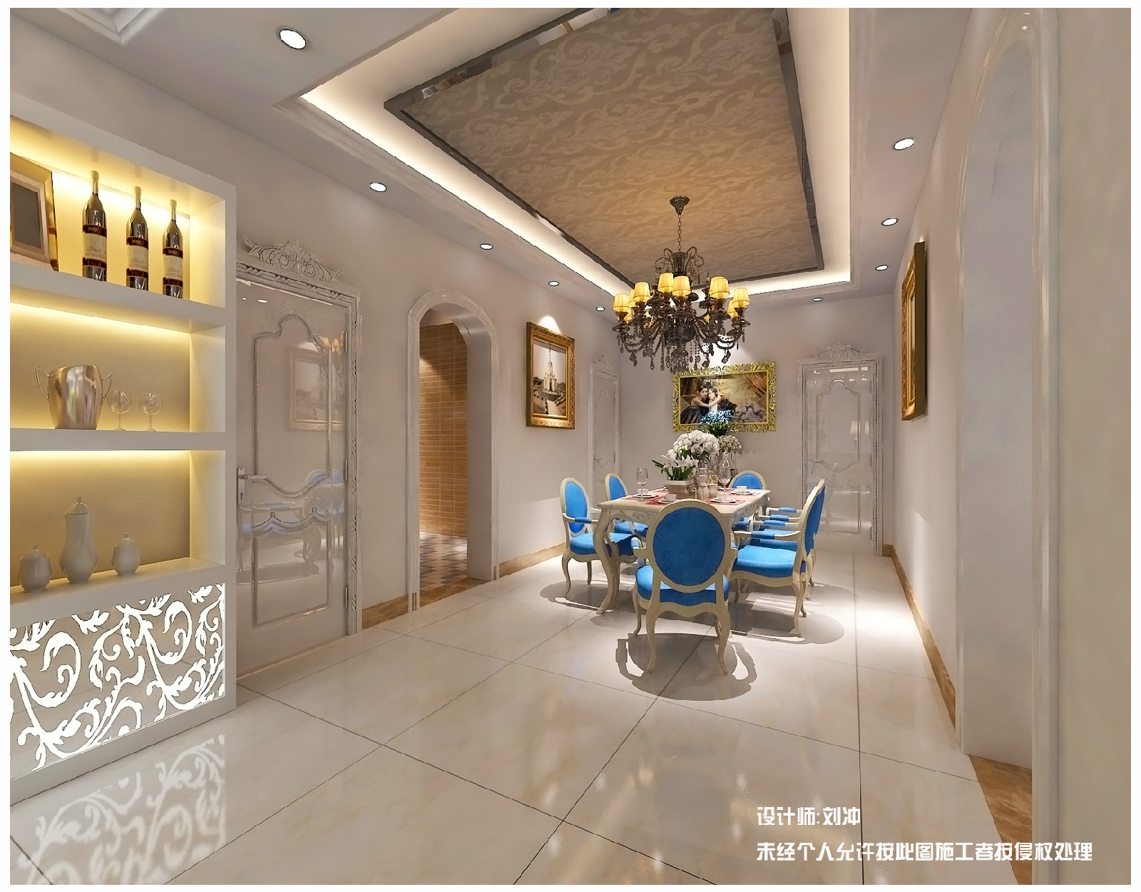 简欧风格中的优雅高贵——妖艳空间-5