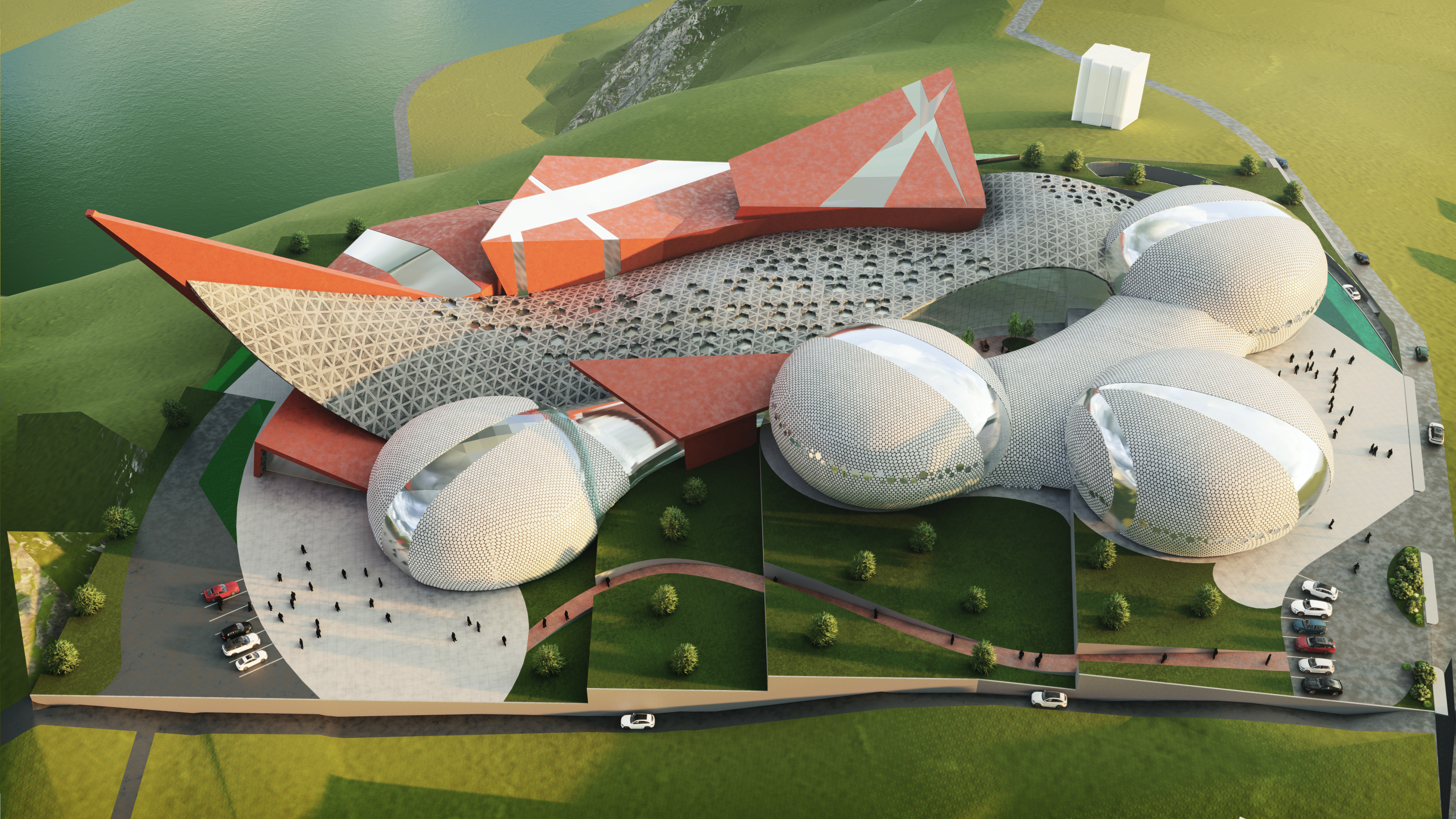 Blobitecture  Blob 建筑概念渲染-3