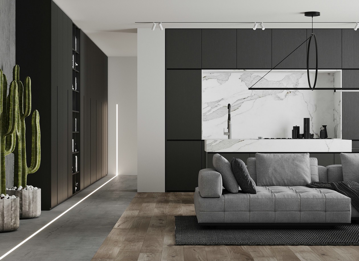 高级黑+高级灰 舒适到极致的现代感-2