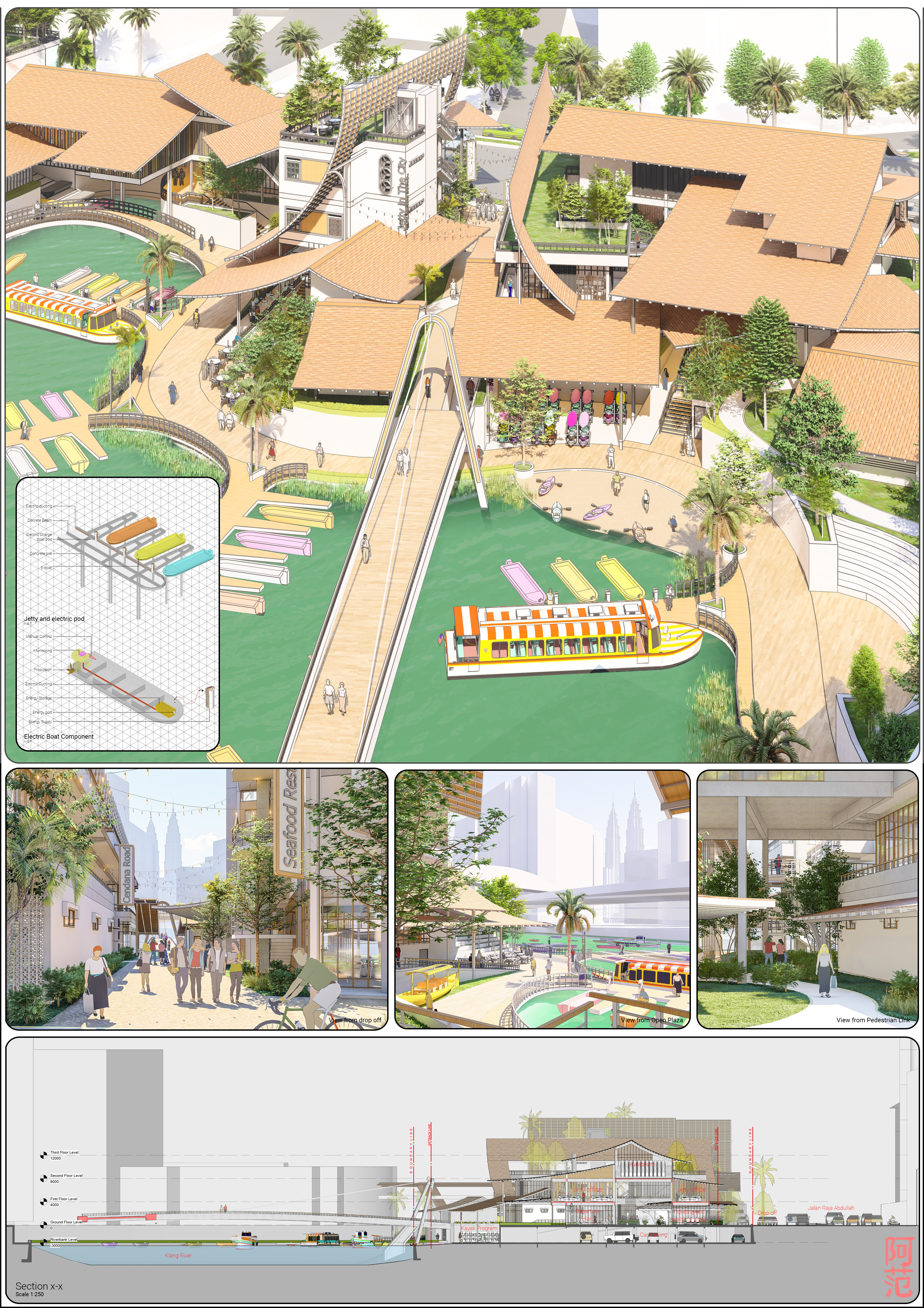 Jetty in The City : Re-Connecting City and Riverfront-7