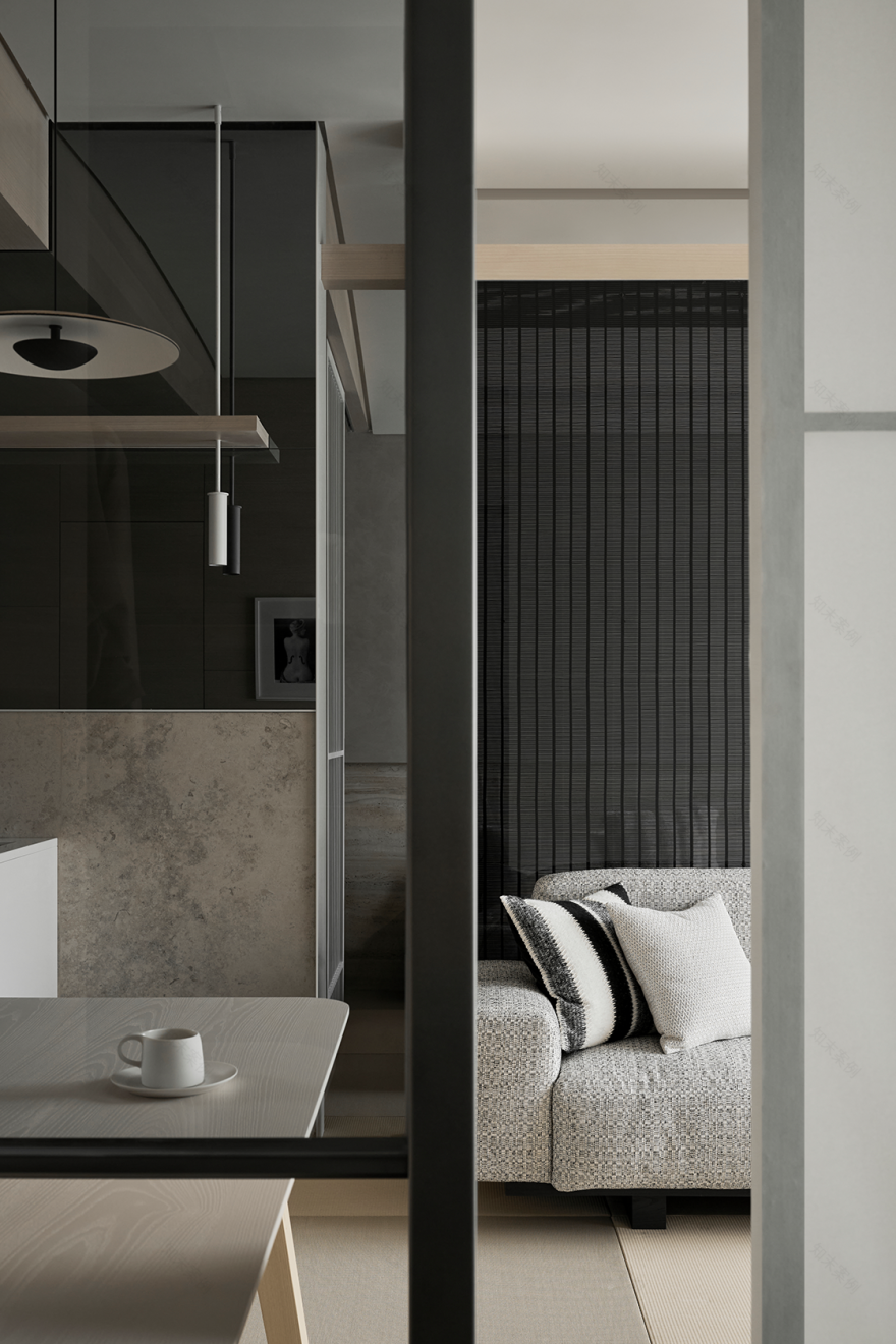 突破限制!塌塌米取代地砖,营造45平度假感住宅丨行舍空间事务所-28