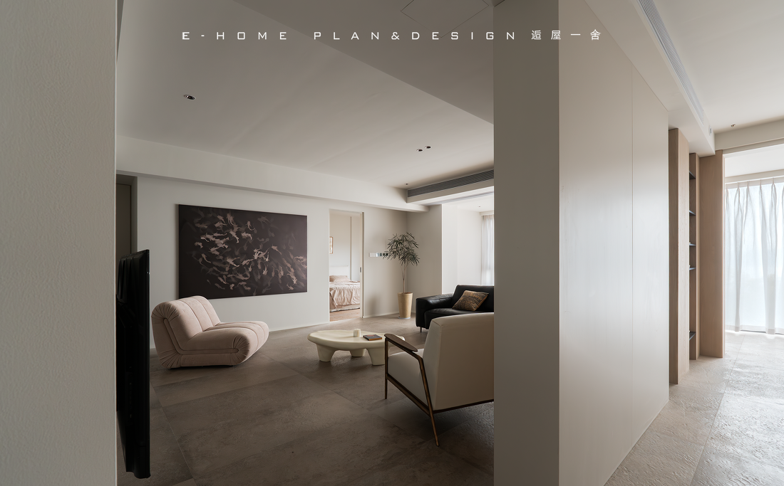 和卧室互换后，客厅倒像是掩起来的世外桃源-3