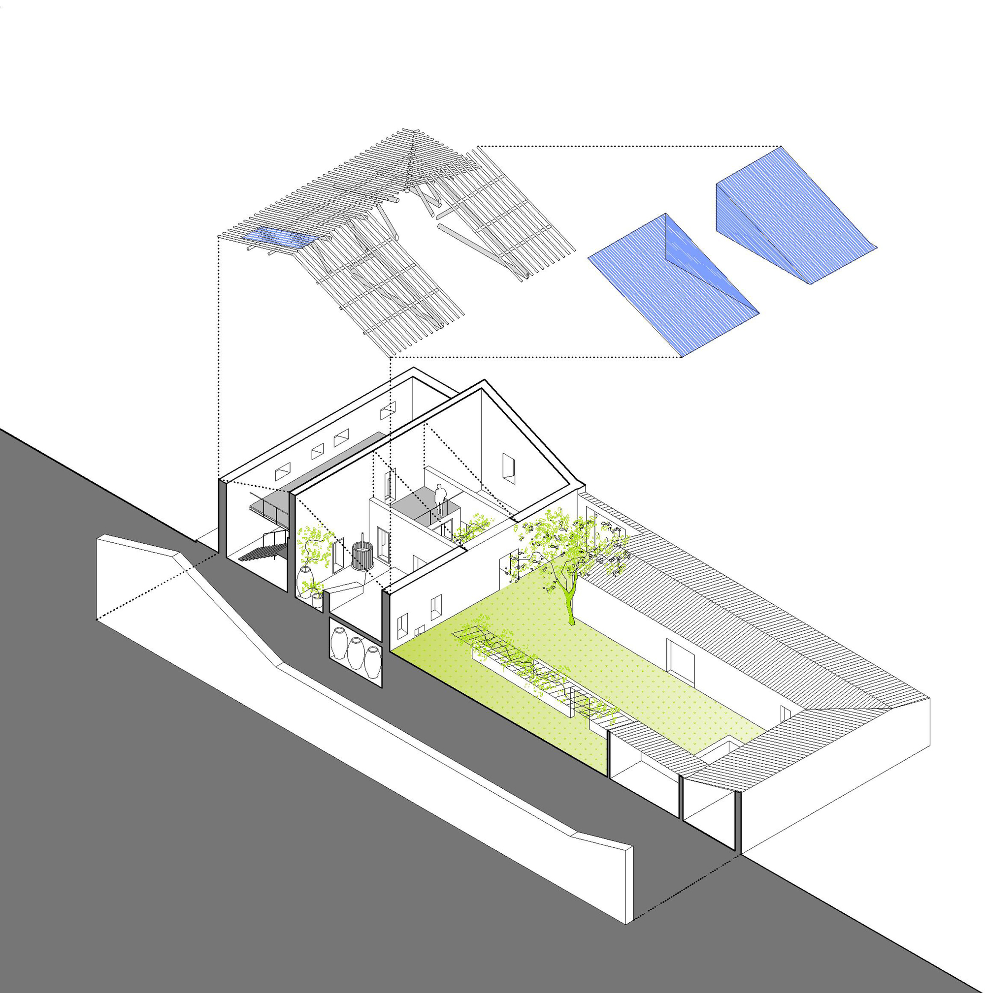 Barn Rehabilitation in a House / G+F Arquitectos-51