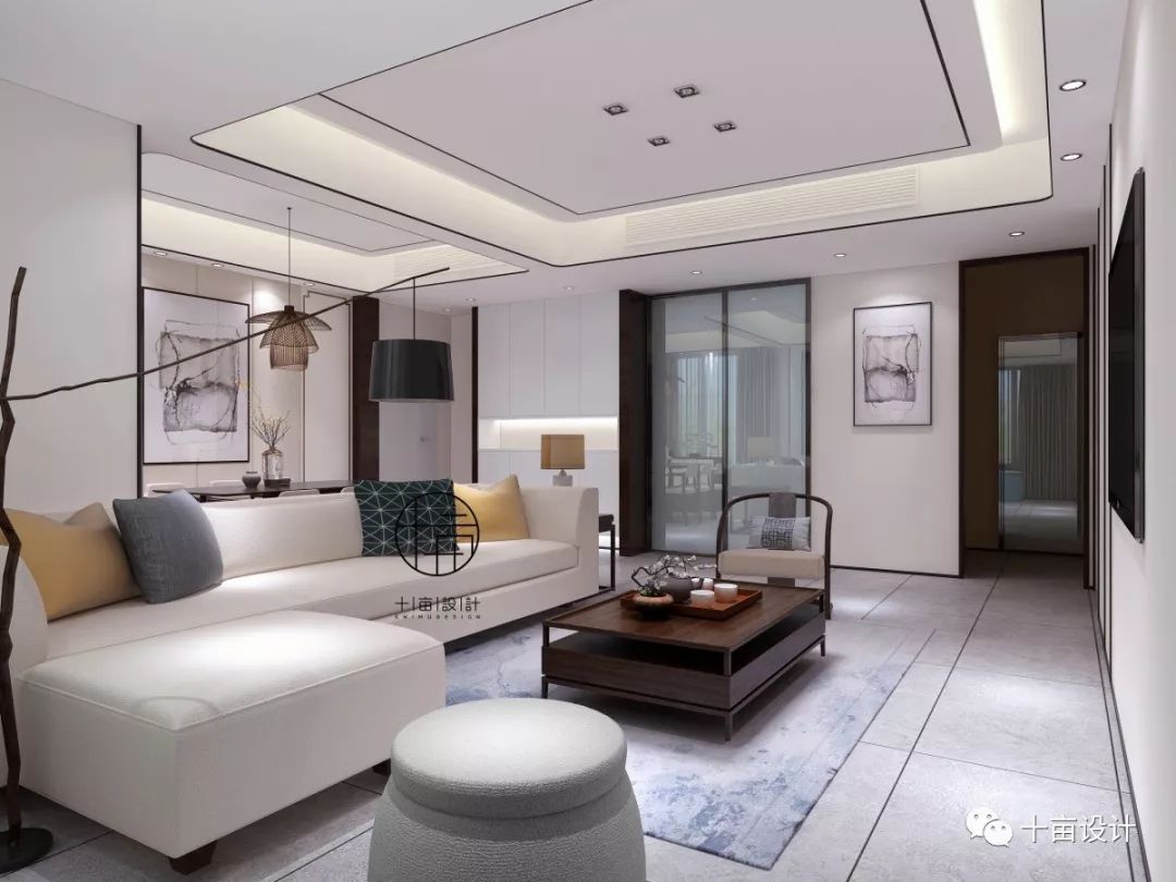 十亩设计 || 春天江与城 || 新中式 || 121㎡＋125㎡ 设计鉴赏-32