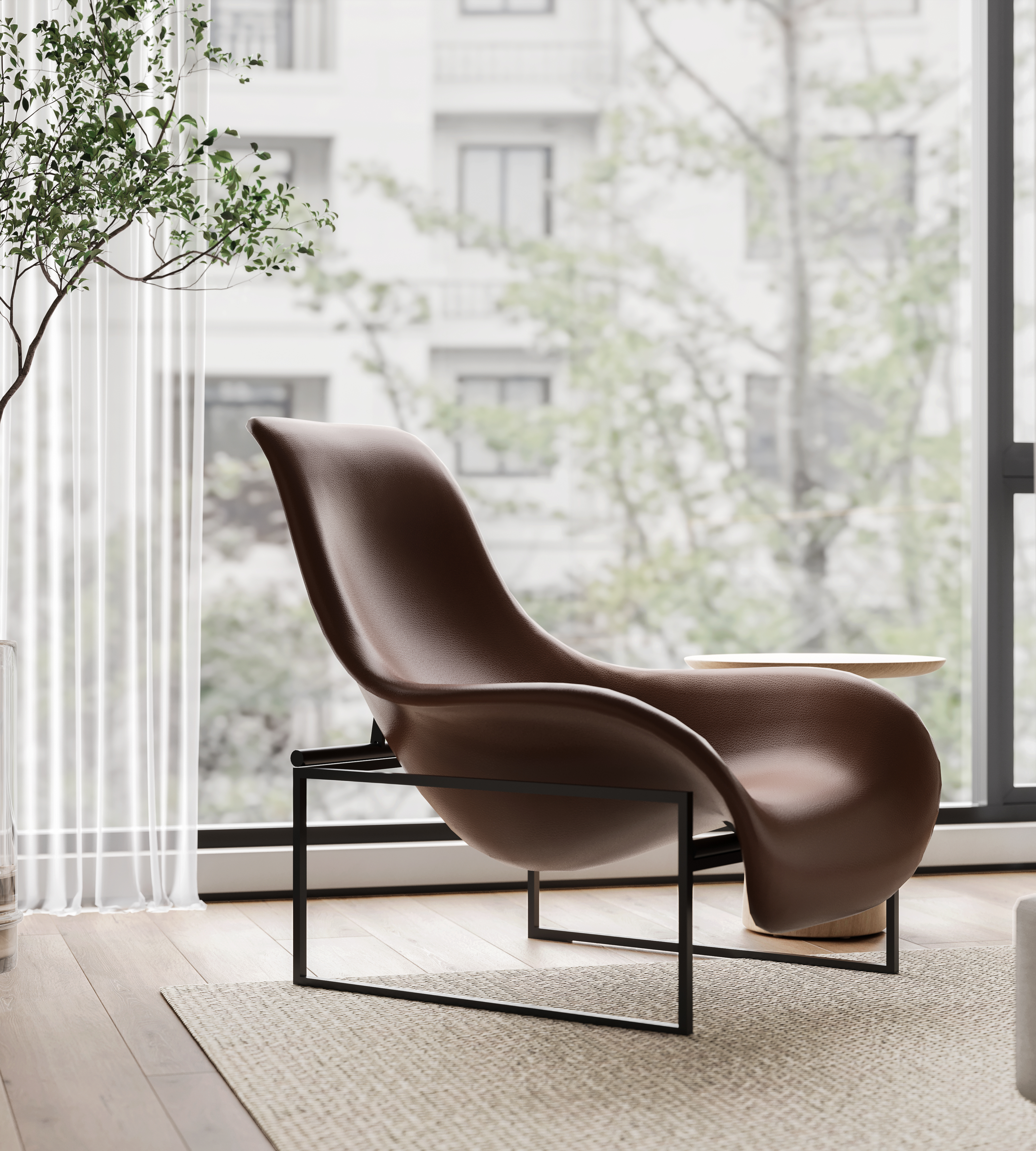 现代挑空别墅-未来效果图-26