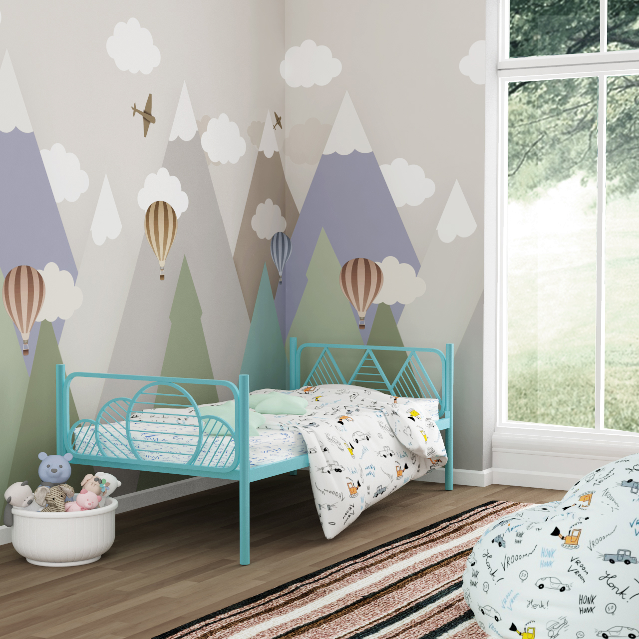 Nature 金属双层床设计丨FurnitureKraft International-5