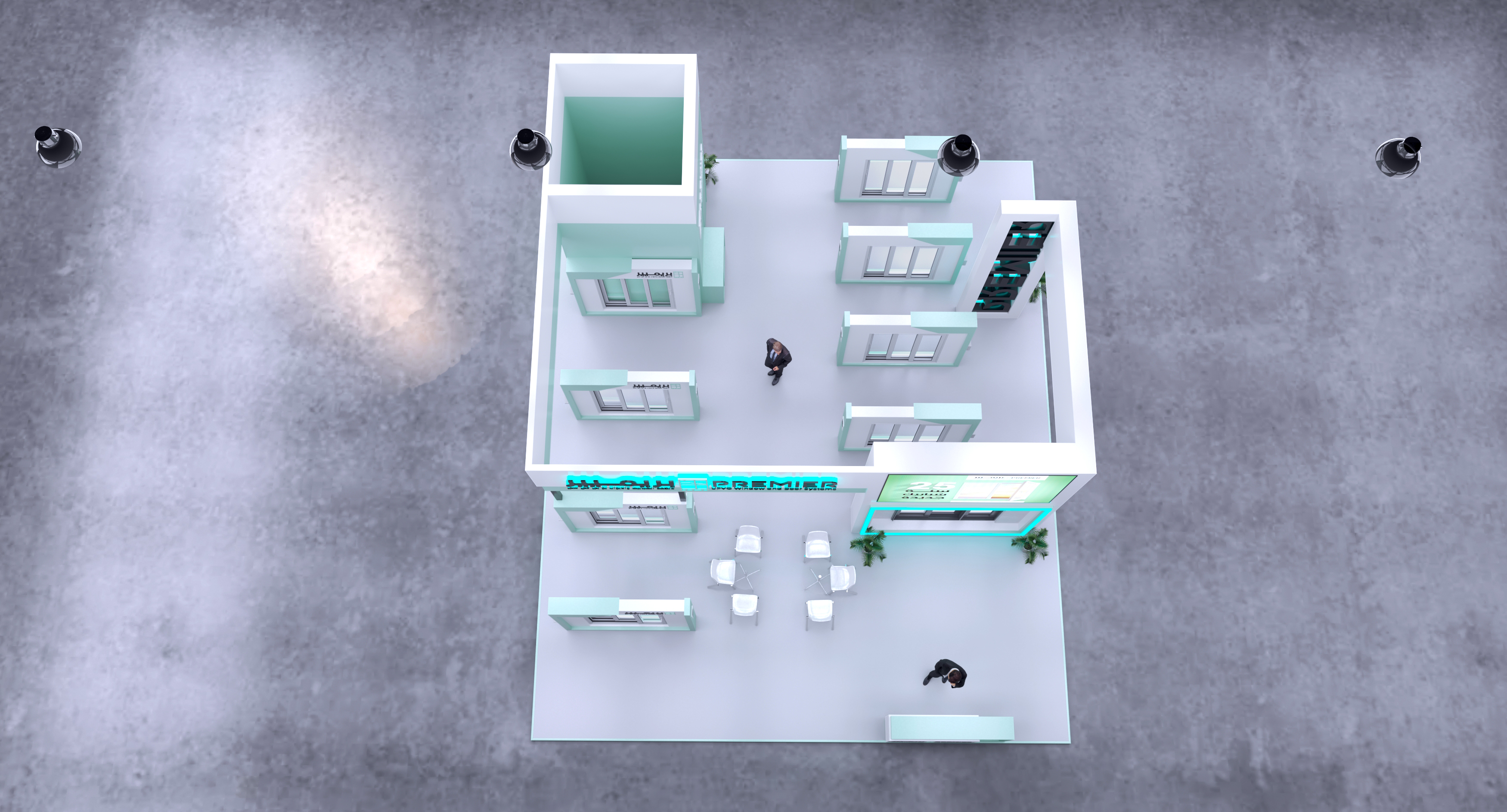 Premier exhibition- stand- booth- design - event - 3D-7