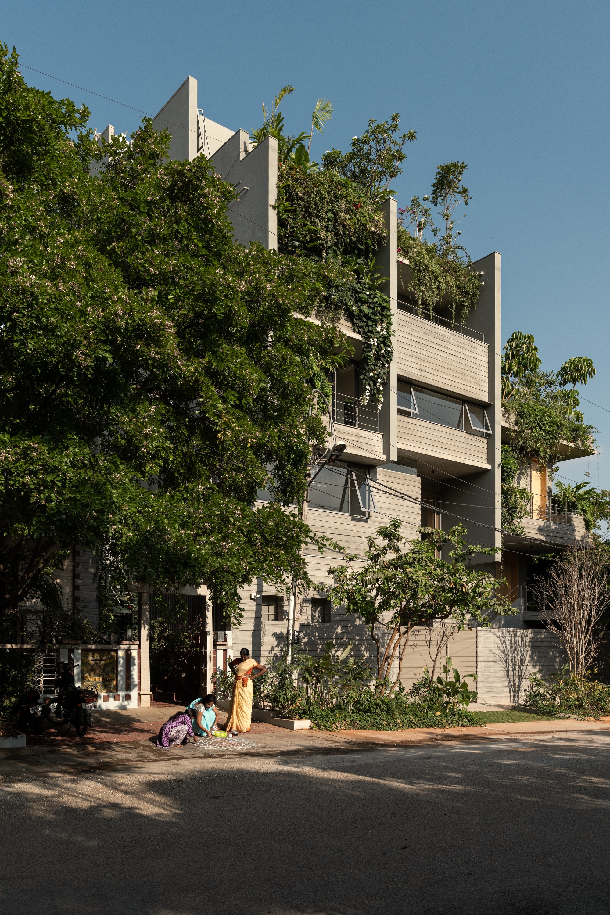 阶梯井屋丨印度班加罗尔丨A Threshold-36