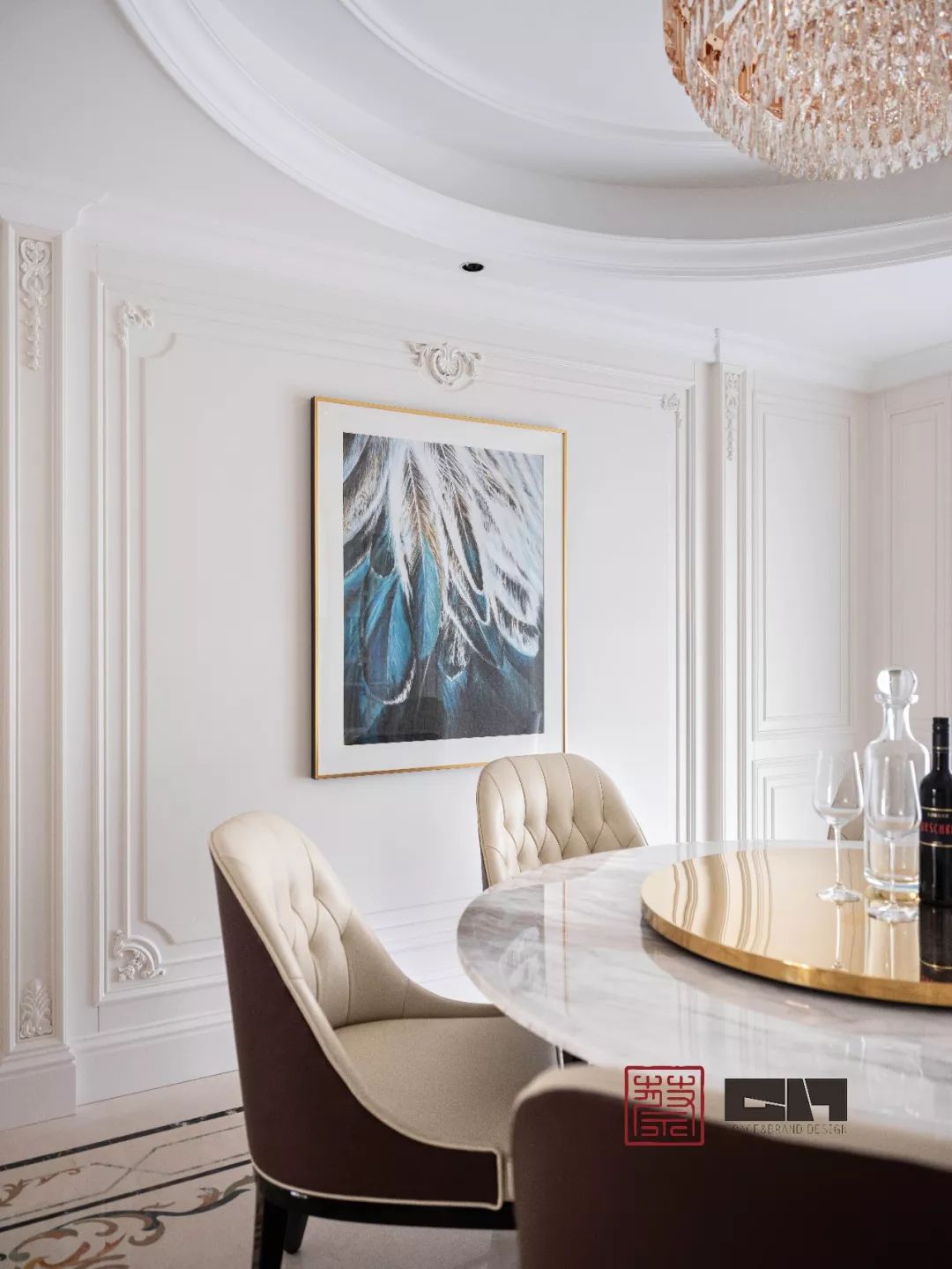 椒江巴黎跨界之中央花园轻奢设计-55