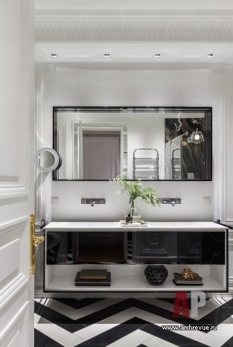 3室法式经典风彩色点缀公寓室内设计丨俄罗斯莫斯科丨Сальберг Вачнадзе Оксана-45